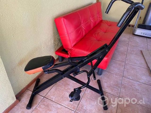 Maquina ejercicios, usada con detalles