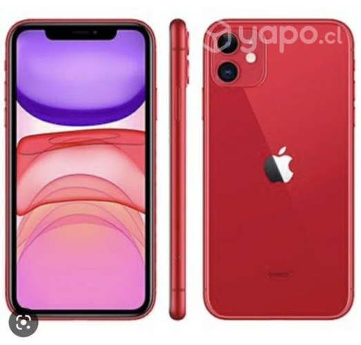 Iphone 11, 128 gB, color rojo