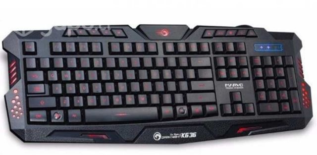 Marvo Teclado Gamer K636 USB