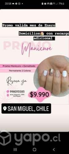 Manicure pedicure a Domicilio