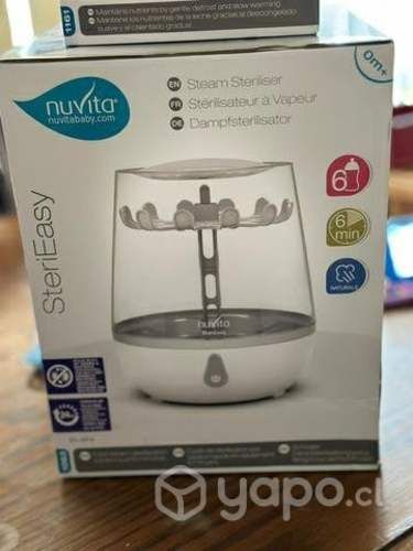 Esterilizador y calentador de mamaderas + mamadera