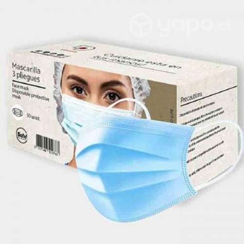 400 displays Mascarillas 3 pliegues Safe dp