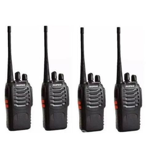 Pack X4 Radios Transmisor Walkie Talkie Bf-777s B