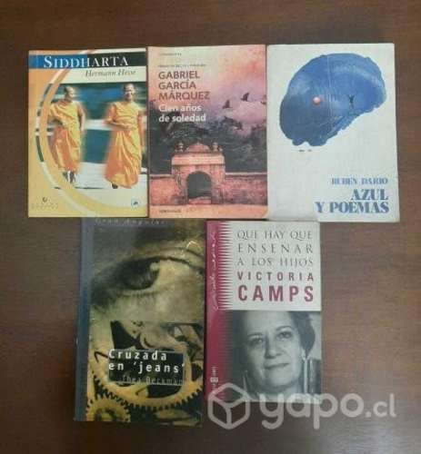 Pack 5 libros