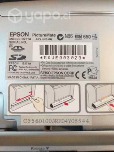 Impresora epson picture mate portátil