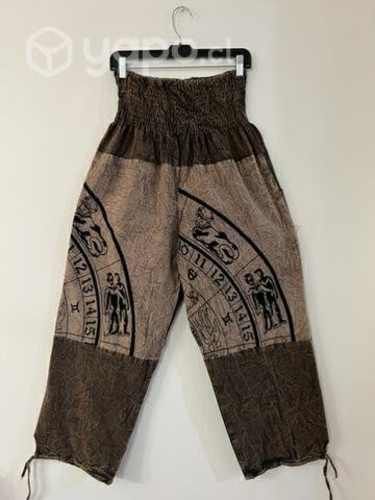 Pantalón Hindu Con Bolsillo Talla L/ Xl Café