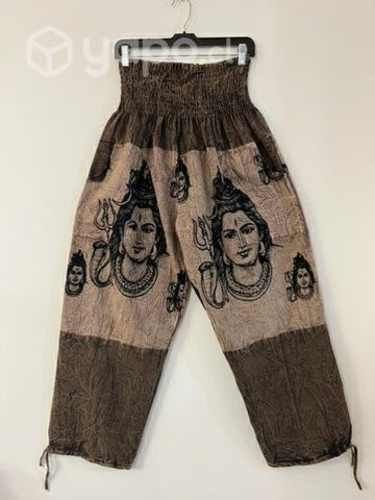 Pantalón Hindu Con Bolsillo Talla L/ Xl Café