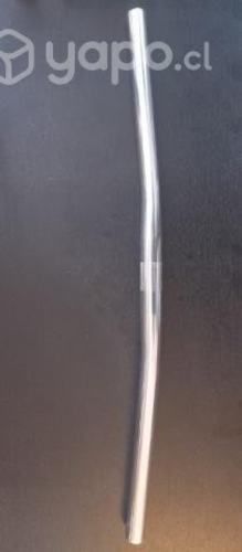 Manubrio recto fixie de 25.4 mm Aluminio cromo