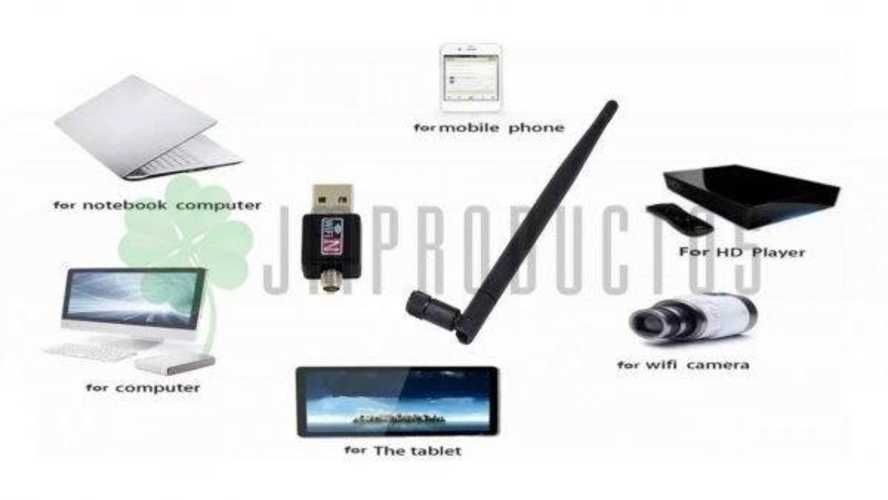 Antena Wifi Lan Mini Usb 300mbps 2.0 Wireless X3UN