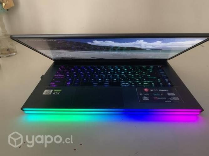 Notebook msi ge66 raider