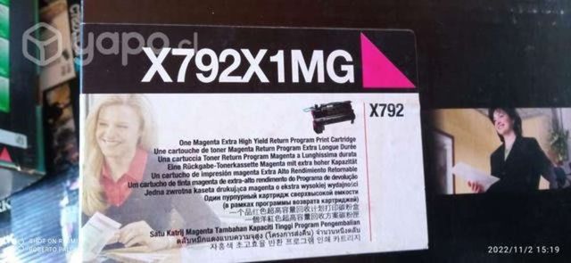 Toner lexmark x792x1mg Magenta original de alta