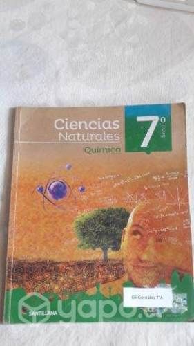 7° Basico Quimica, Todos Juntos, Santillana