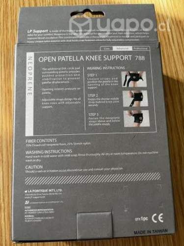 Rodillera de neopreno ajustable