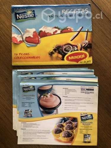 Carpeta coleccionable Recetas Nestle / Maggi