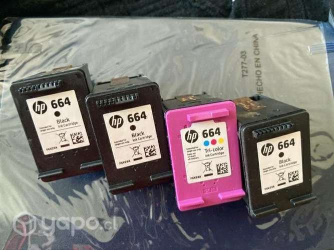 CARTUCHOS VACÍOS hp 664
