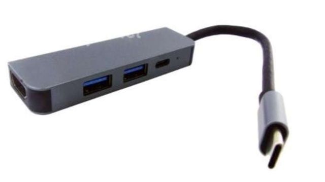 Hub Tipo-C 4 En 1, 2 Puertos USB, Hdmi, PD