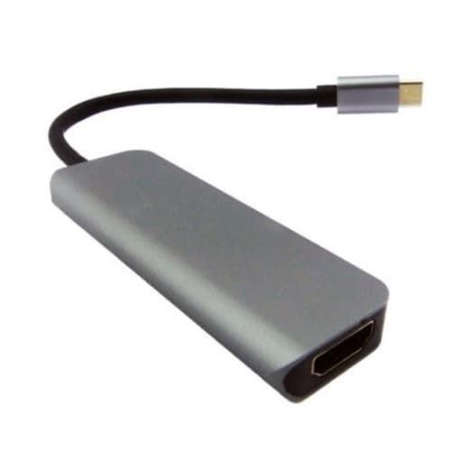 Hub Tipo-C 4 En 1, 2 Puertos USB, Hdmi, PD