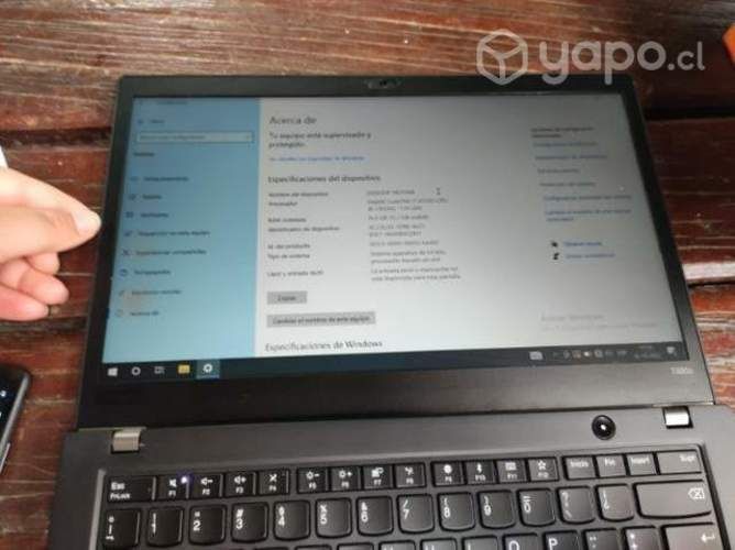 Notebook thinkpad Lenovo i7 8550u 16 ram