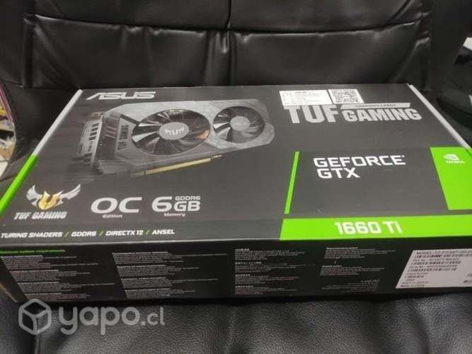 Tarjeta de video GTX 1660 Super Asus Tuf