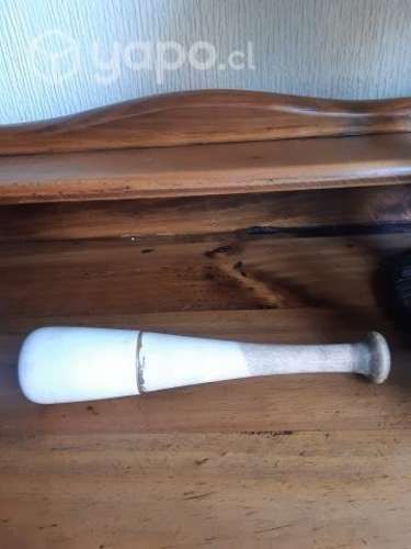 Maso de farmacia inglés de mármol y madera