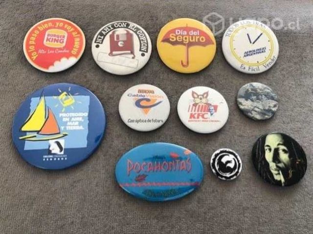 Chapitas de varias marcas y tamaños