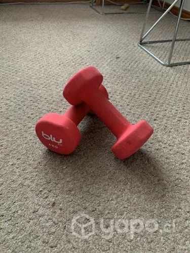 Mancuernas 4kg blu fit