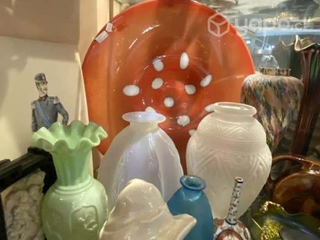 Antiguos cristales Art Deco firmados Providencia