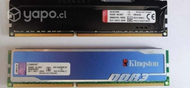 Memorias Ram Kingston Hyper PC3