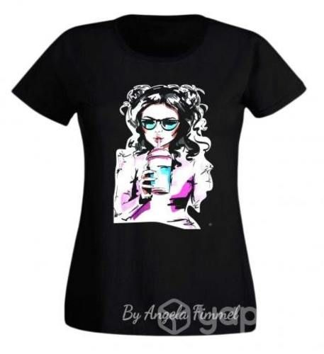 Polera estampada mujer moda cod 03