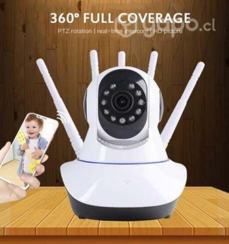 Camara IP de Seguridad WIFI de Interior 5 Antenas