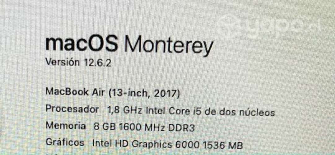 Excelente MacBook Air 13&#180; 2017