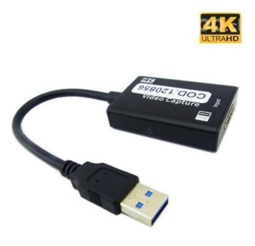 Capturadora De Video HDMI, Con Cable USB, 4K, 1080