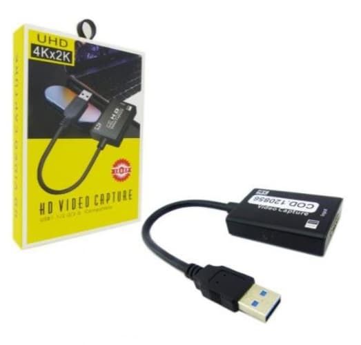 Capturadora De Video HDMI, Con Cable USB, 4K, 1080