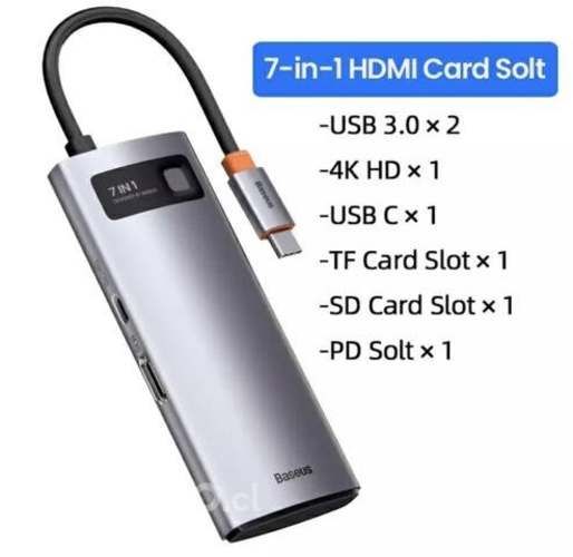 Adaptador 7 en 1 Baseus Para MacBook