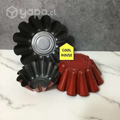 Set de 3 moldes para queques