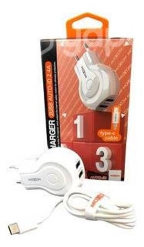 Cargador moxom tipoc-micro-ligntning