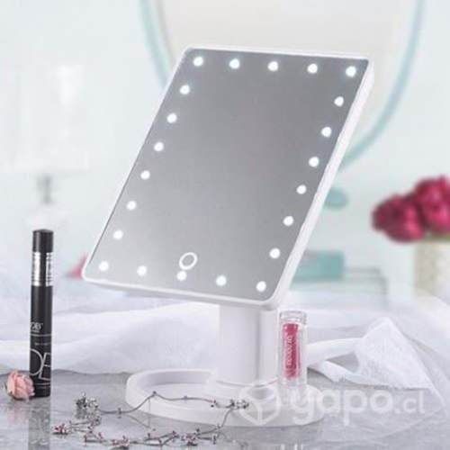 Espejo con 16 luces LED