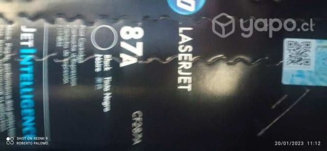 Toner HP cf287a black original de alta