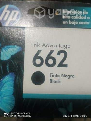 Tinta HP 662 black original