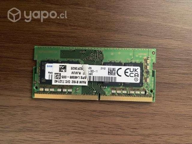Memoria RAM SAMSUNG 8GB DDR4 2933 MHz