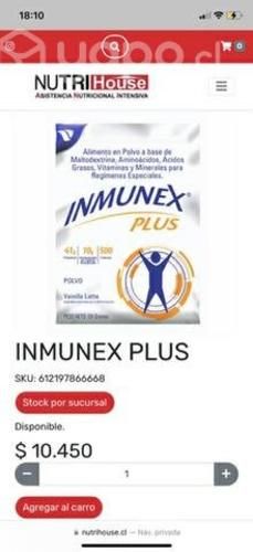 Suplemento Inmunex plus