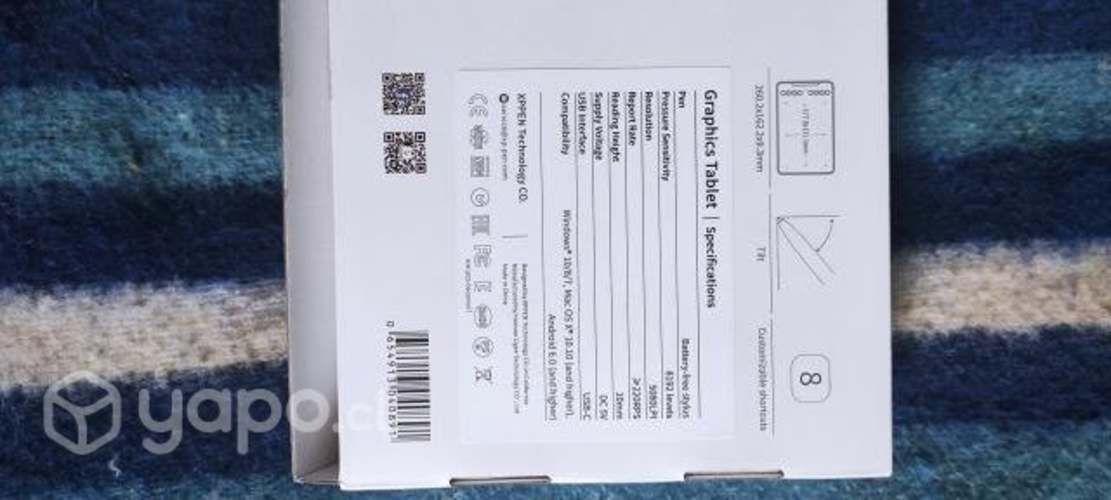 Tabla Digitalizadora Modelo DECO MINI 7 XP-PEN