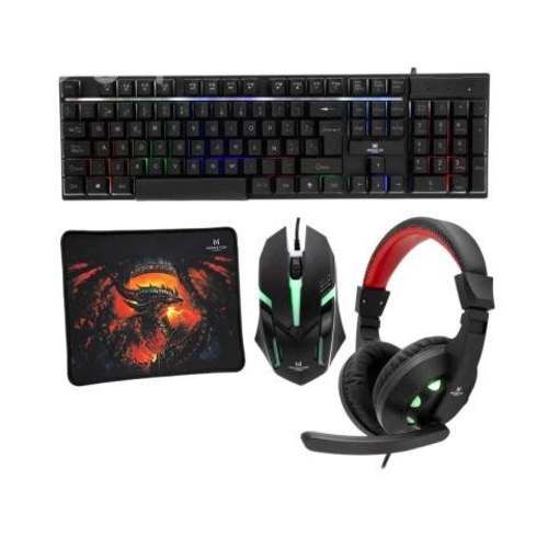 Kit Gamer Monster 4 en 1 Insertion RGB