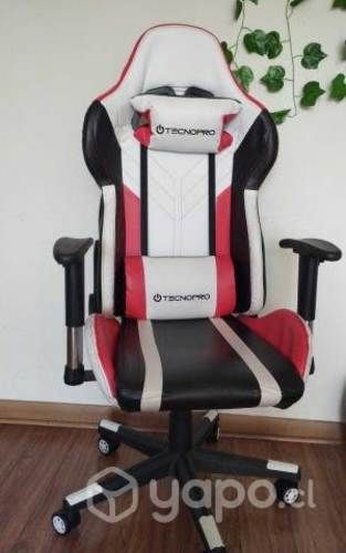 Silla Gamer reclinable 180° Tecnopro white 752