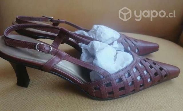 Calzado de vestir café