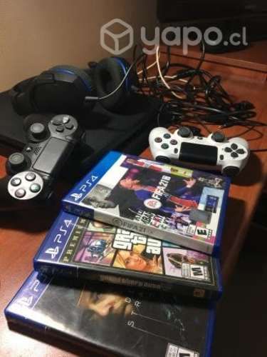 PS4 slim 1t como nueva