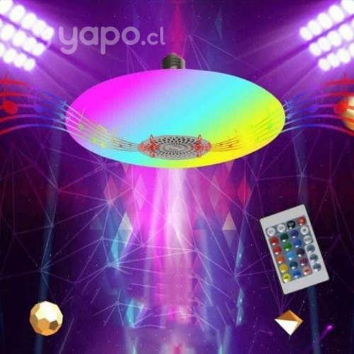 Ampolleta rgb parlante tipo plato