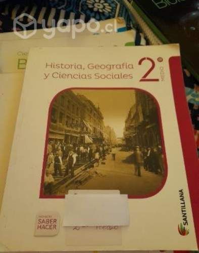Libros Santillana 2do medio