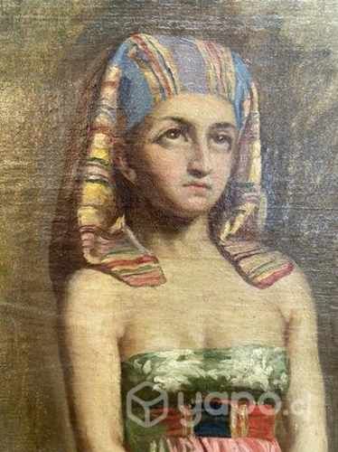 Antiguo Cuadro Pintura Chilena Valenzuela Puelma