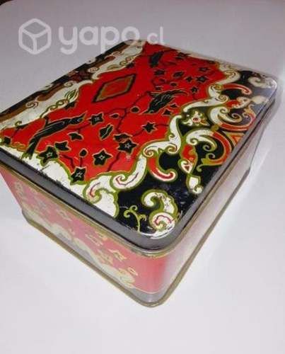 Caja metálica antigua Serrano Coleccionable